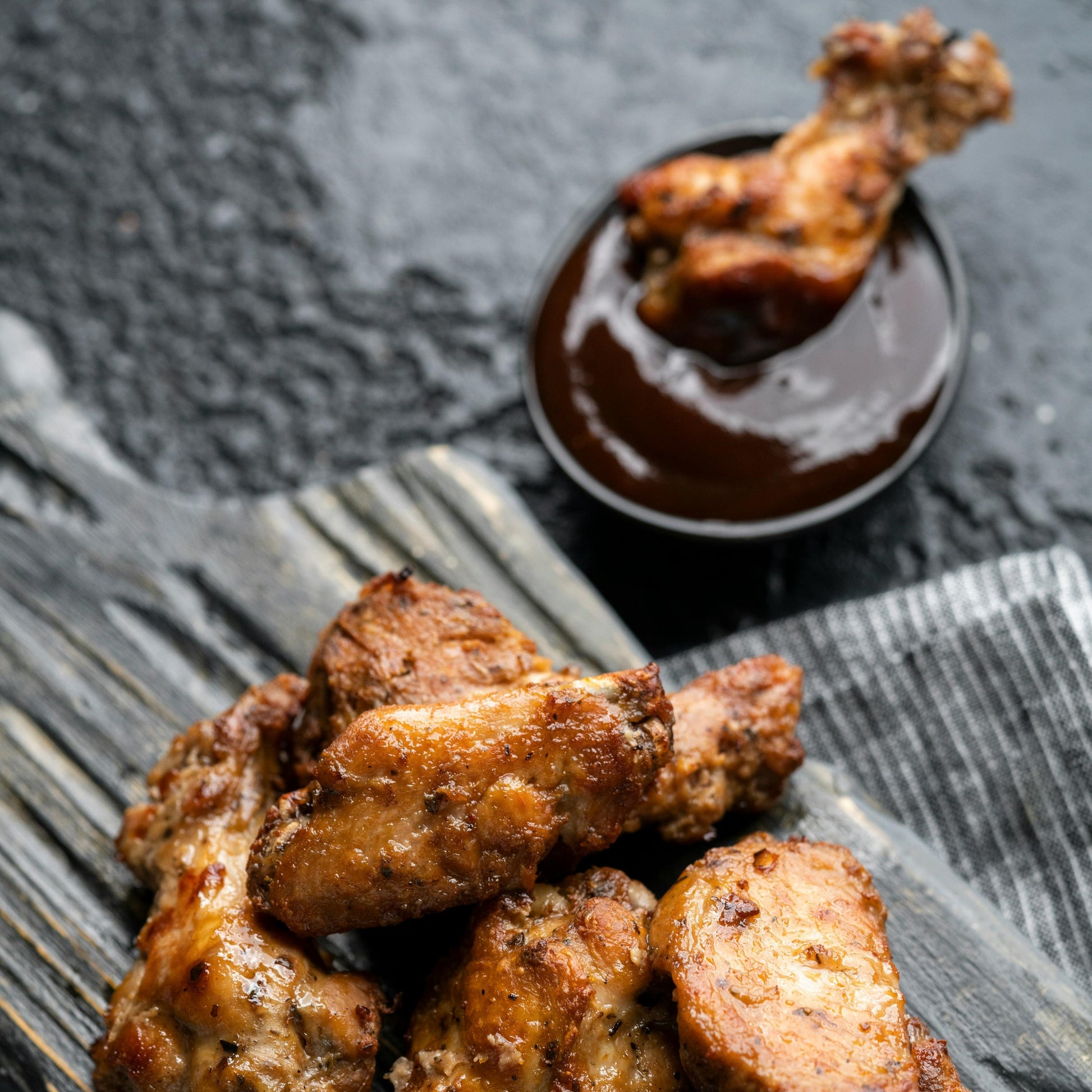 Locally Crafted Saucy Chicken Wings with Ontario-Made BBQ Sauce - Best Quality