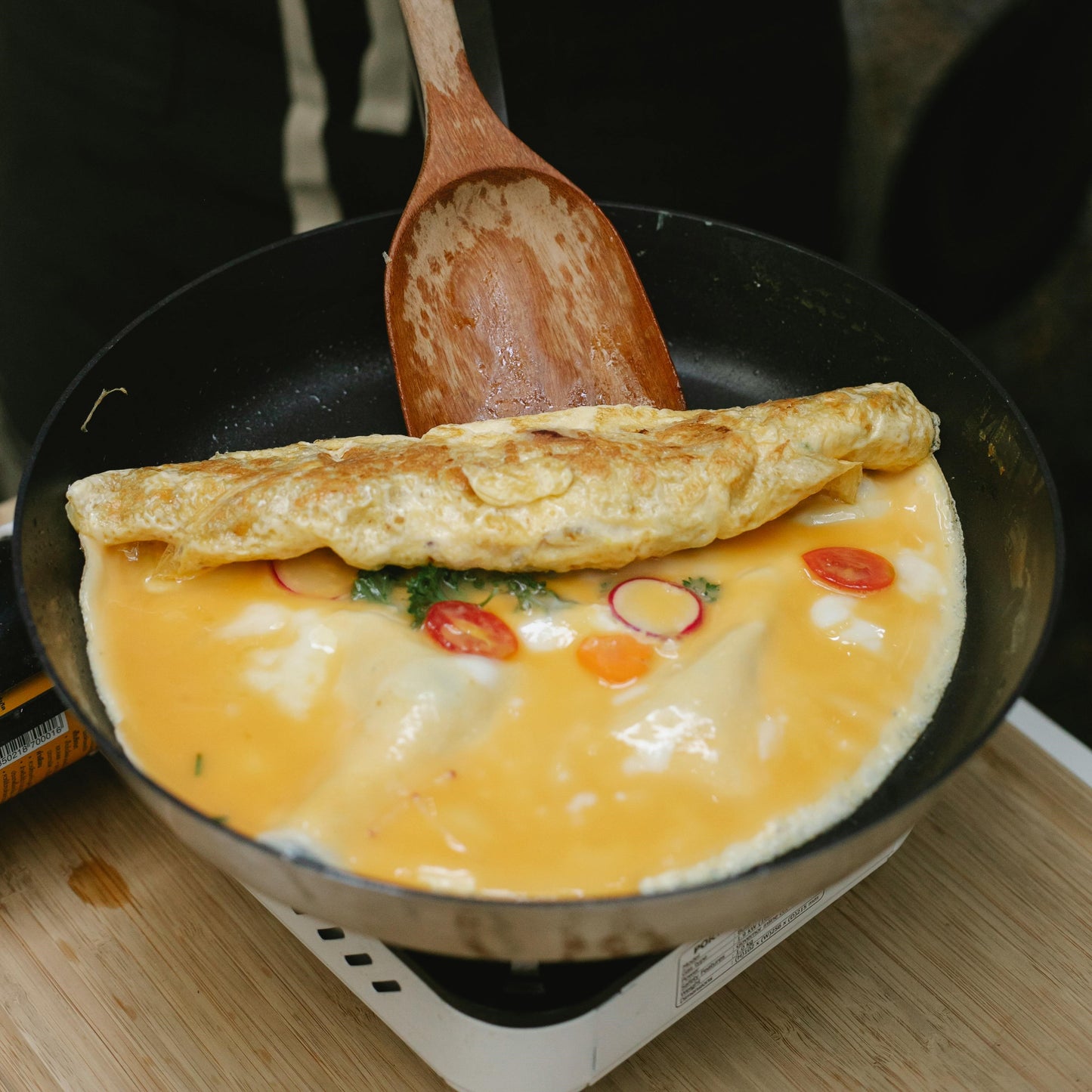 Locally Made Spicy Omelet with Ontario-Made Hot Sauce | Fresh Breakfast Delight